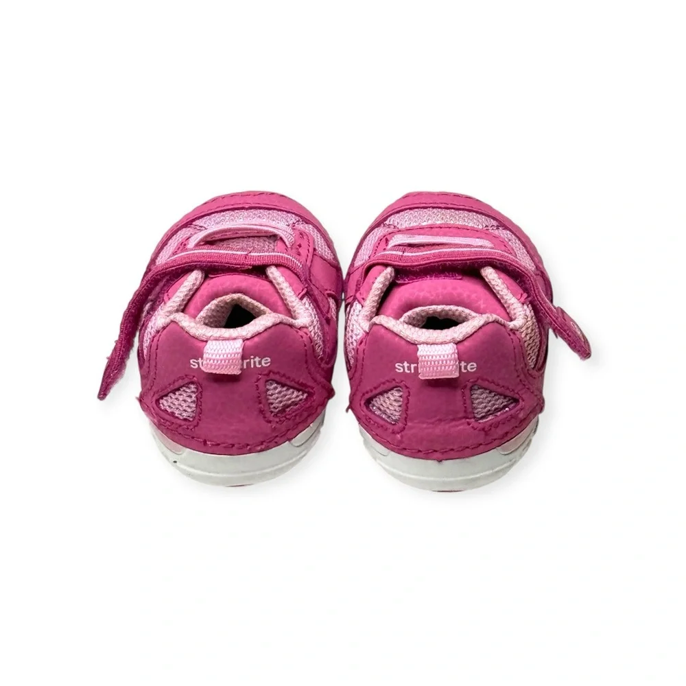 Stride Rite ❤︎︎ Soft Motion Jamie Sneaker ❤︎︎ Pink Shimmer ❤︎︎ 3.5W Baby Walker